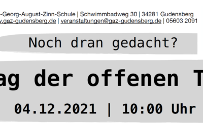 Einladung zum Tag der offenen Tür